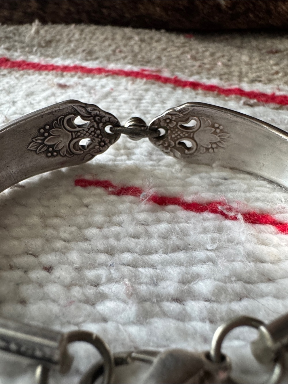 Vintage Silver Spoon Bracelet - Picture 7 of 9